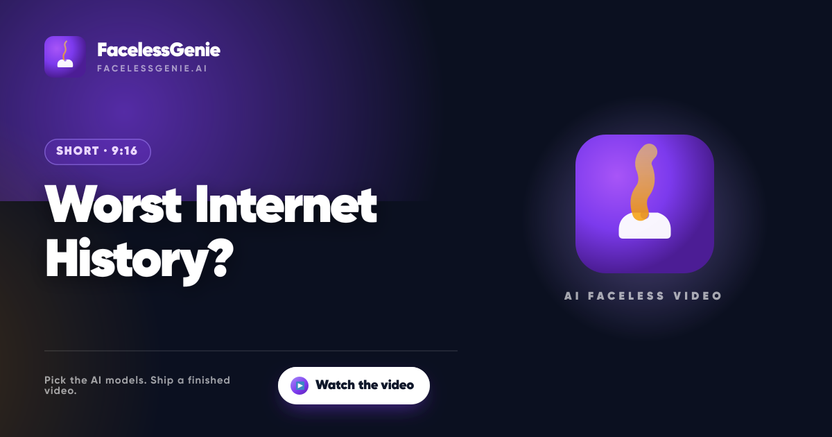 Worst Internet History?
